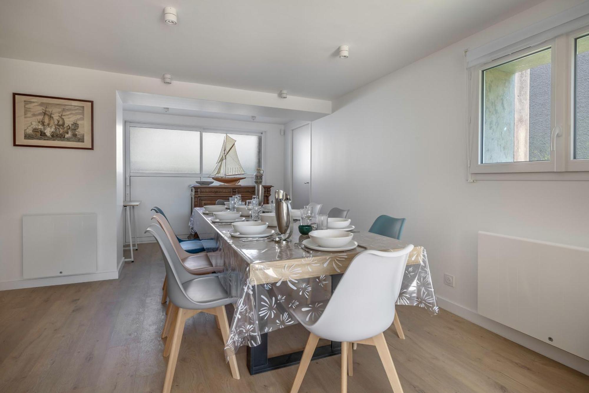 Maison Familiale A 400M De La Mer Pour 8, ปอร์นิก ภายนอก รูปภาพ