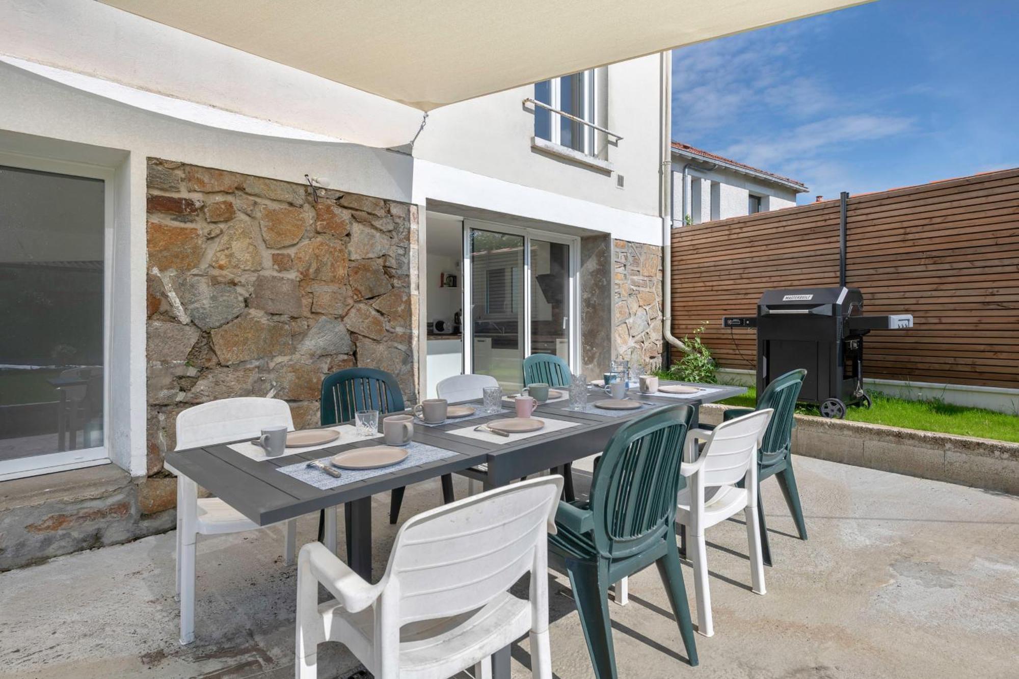 Maison Familiale A 400M De La Mer Pour 8, ปอร์นิก ภายนอก รูปภาพ